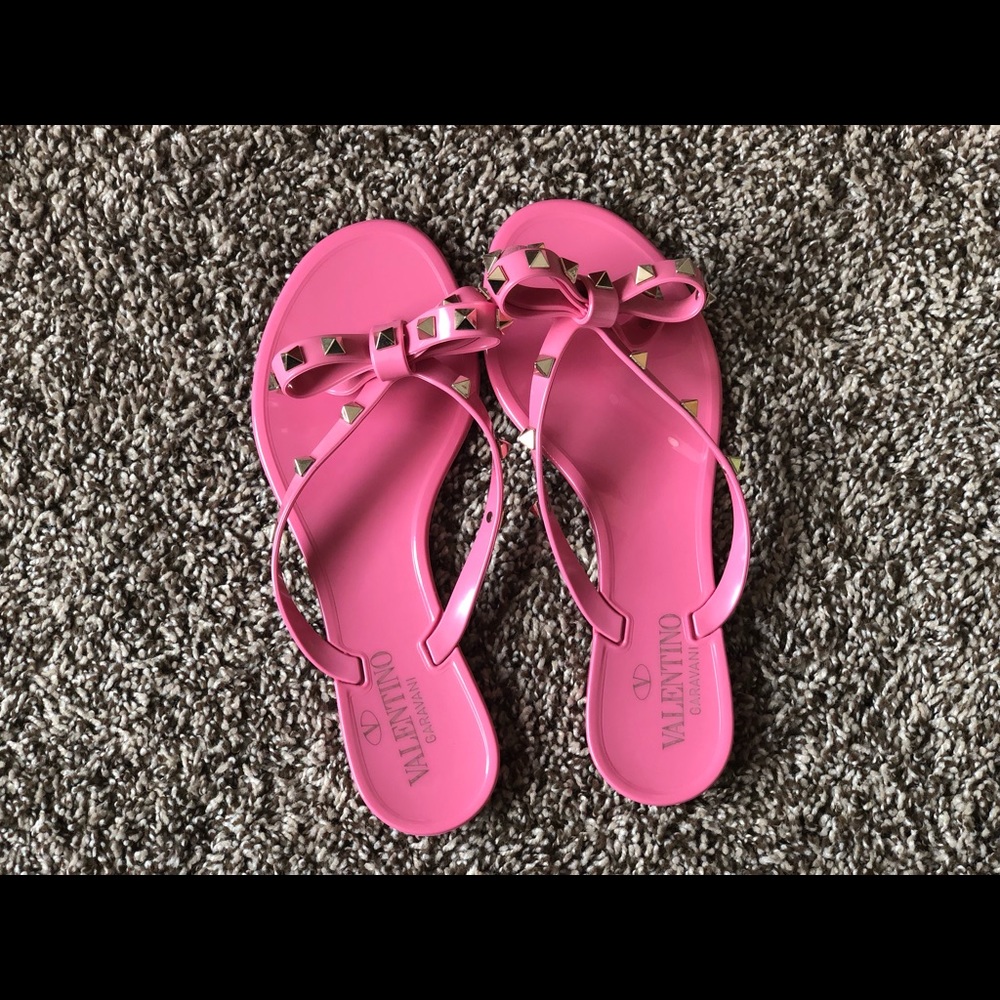 Valentino Rockstud Jelly Thong size 6US / 36EU